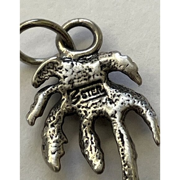 Vintage Sterling Silver Florida Souvenir Coconut Palm Tree Charm or Pendant Sign - Picture 3 of 6